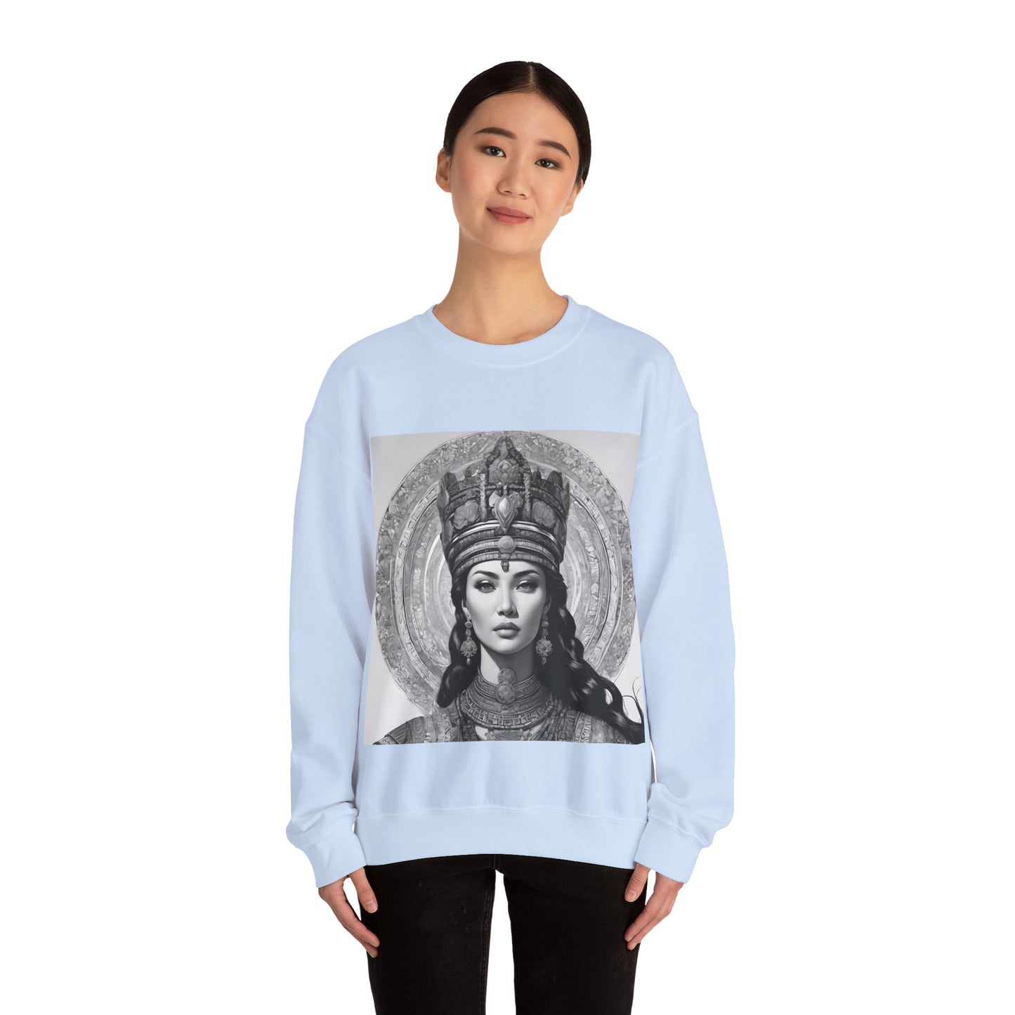 "Queen of Heritage" Unisex Heavy Blend™ Crewneck Sweatshirt