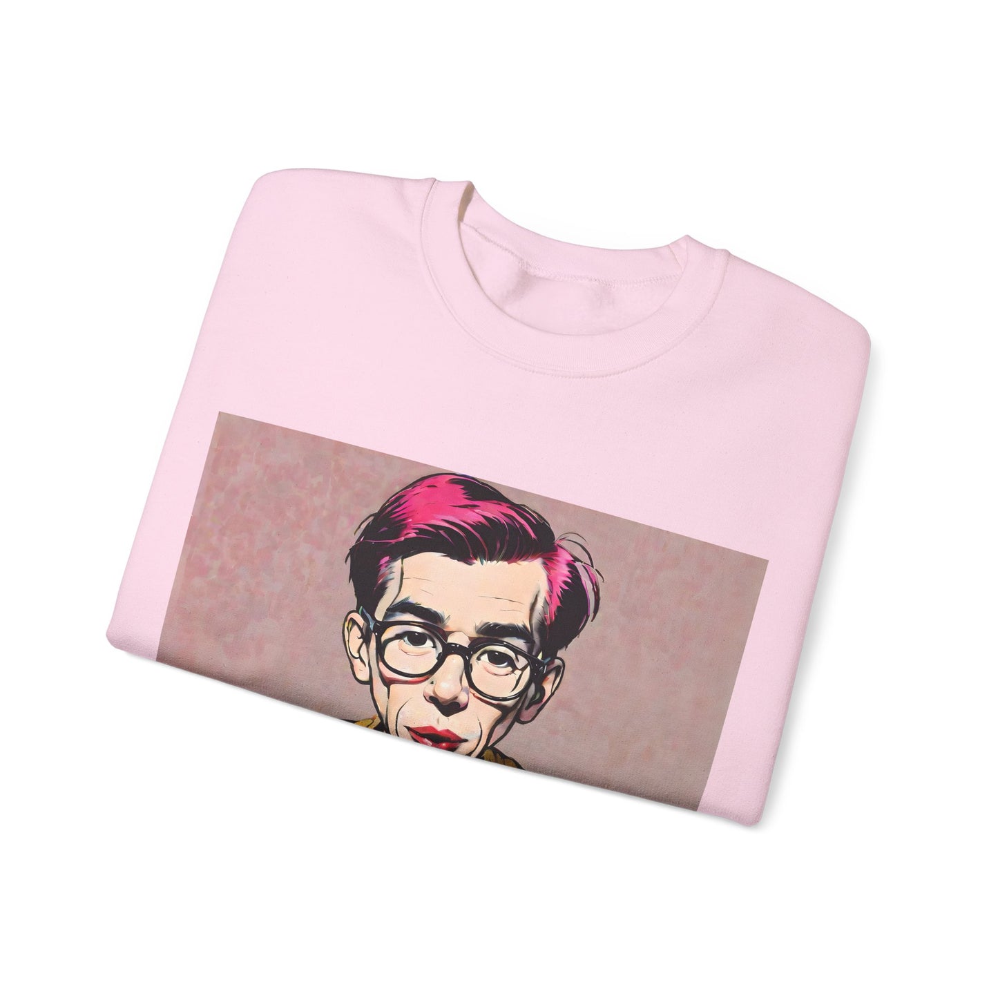 "Warhol: the abstract legend" Single Print Unisex Heavy Blend™ Crewneck Sweatshirt