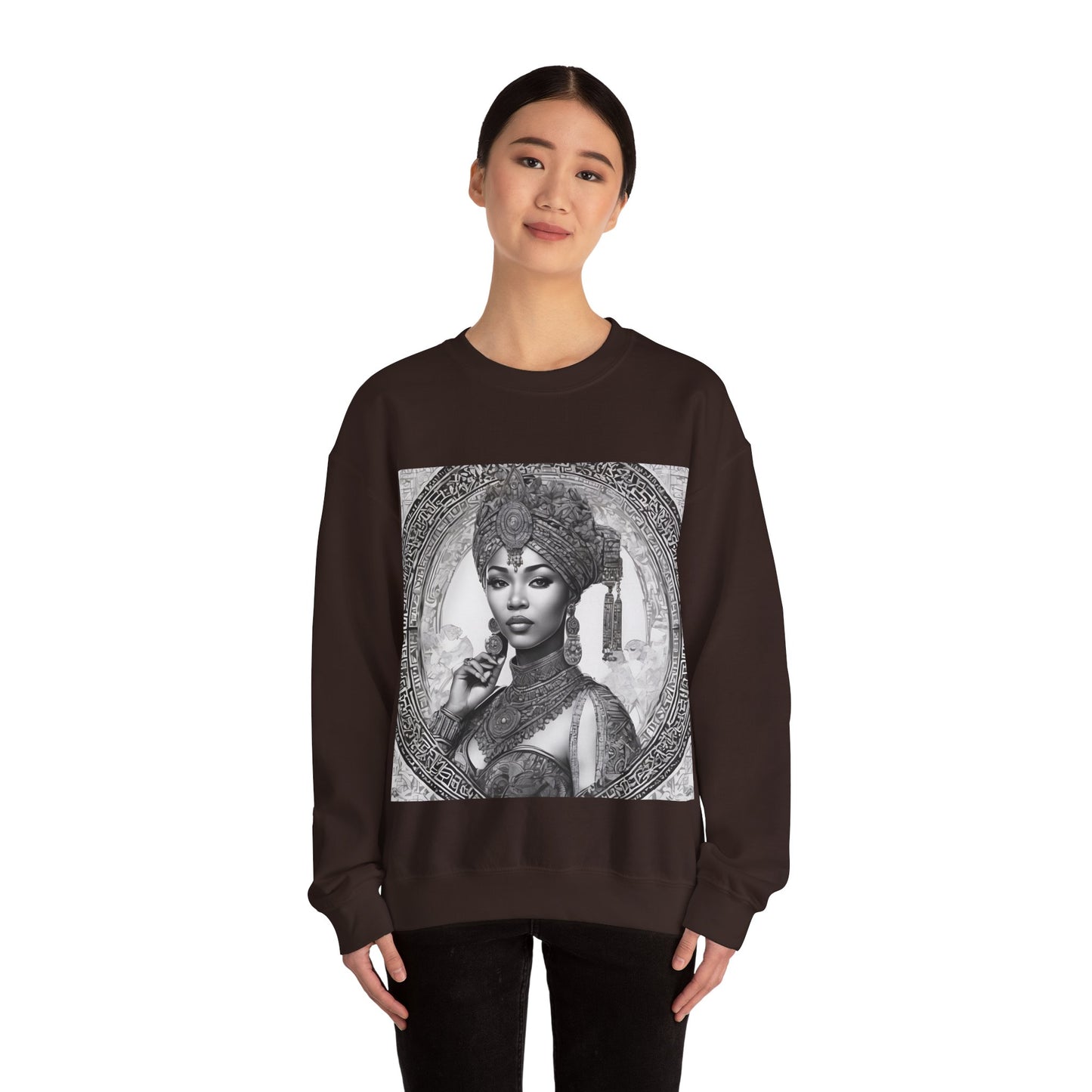 "Queen of Heritage" Unisex Heavy Blend™ Crewneck Sweatshirt