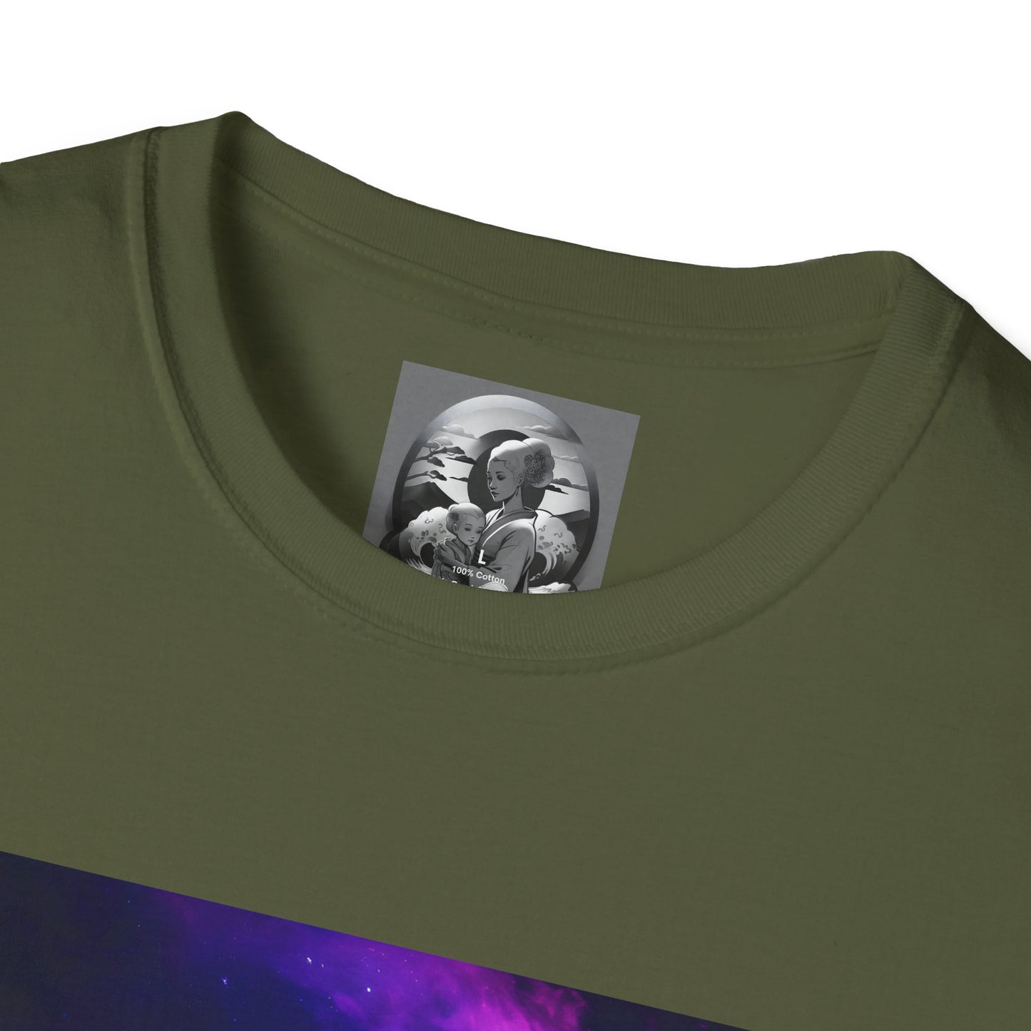 "Goodnight space cowboy" Single Print Unisex Softstyle T-Shirt