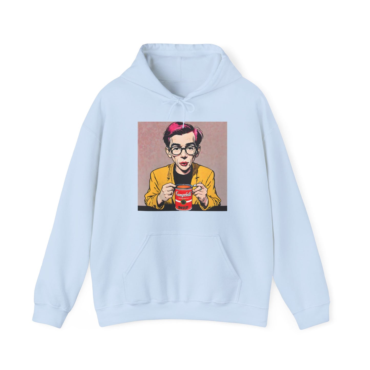 "Warhol: the abstract legend" Single Print Unisex Heavy Blend™ Hooded Sweatshirt