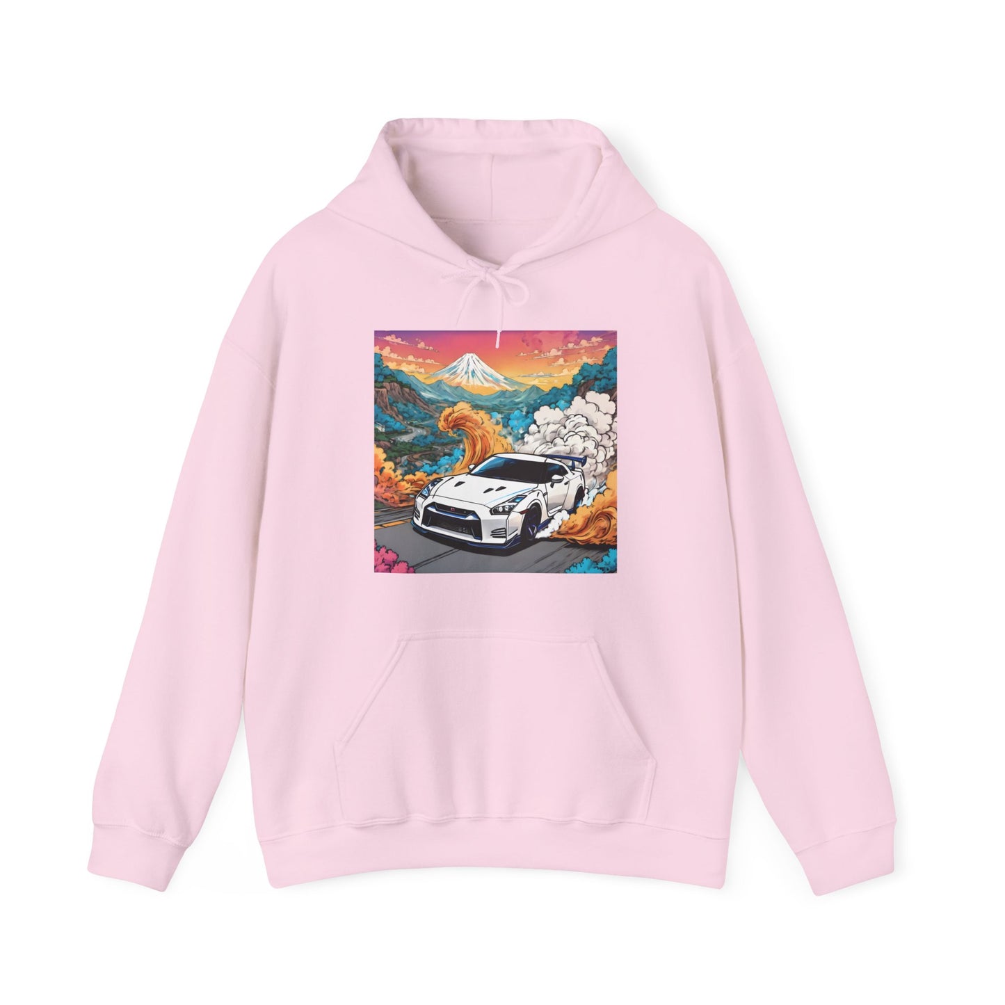 " Go, Go, Go Racing !!!!!!" Single Print Unisex Heavy Blend™ Hooded Sweatshirt