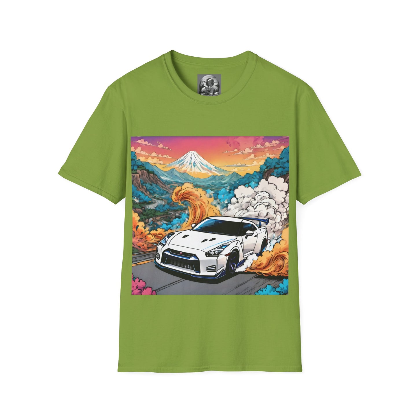 " Go, Go, Go Racing !!!!!!" Double Print Unisex Softstyle T-Shirt