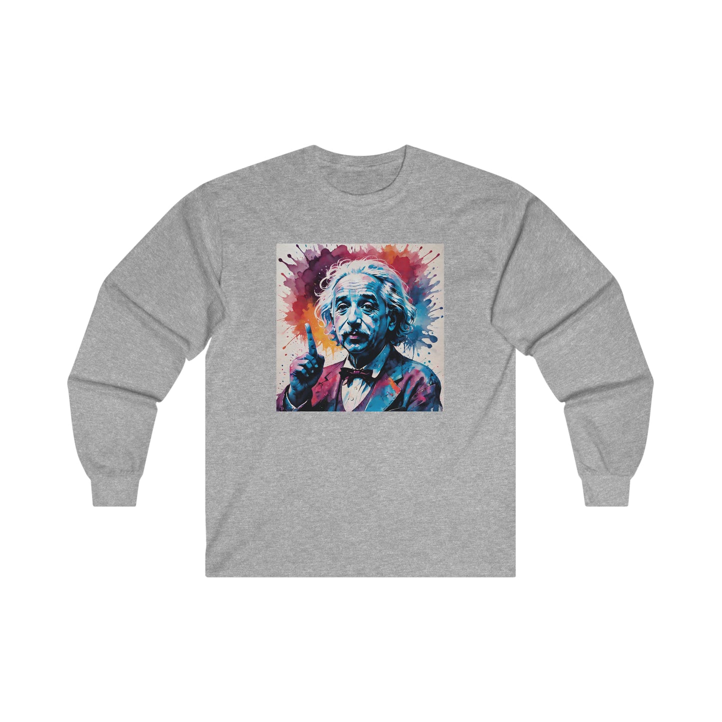"Theory of everything" Single Print Ultra Cotton Long Sleeve Tee