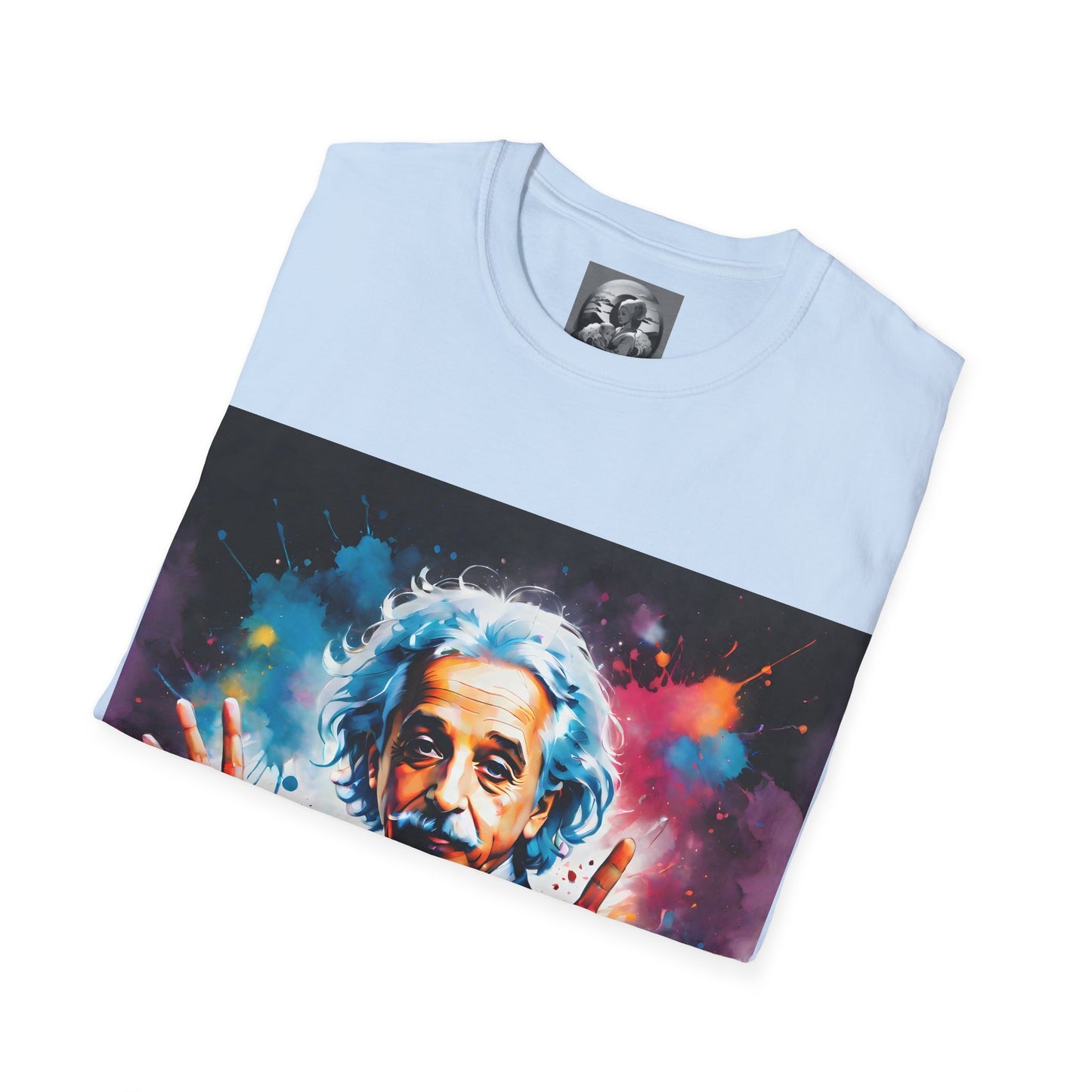 "Theory of everything" Single Print Unisex Softstyle T-Shirt