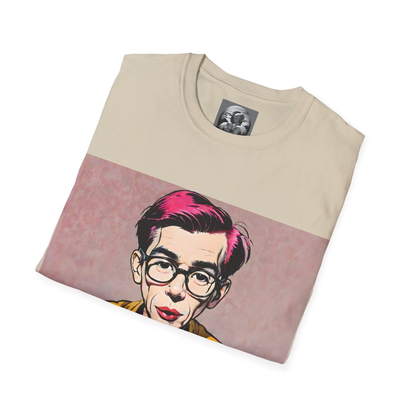 "Warhol: the abstract legend" Single Print Unisex Softstyle T-Shirt