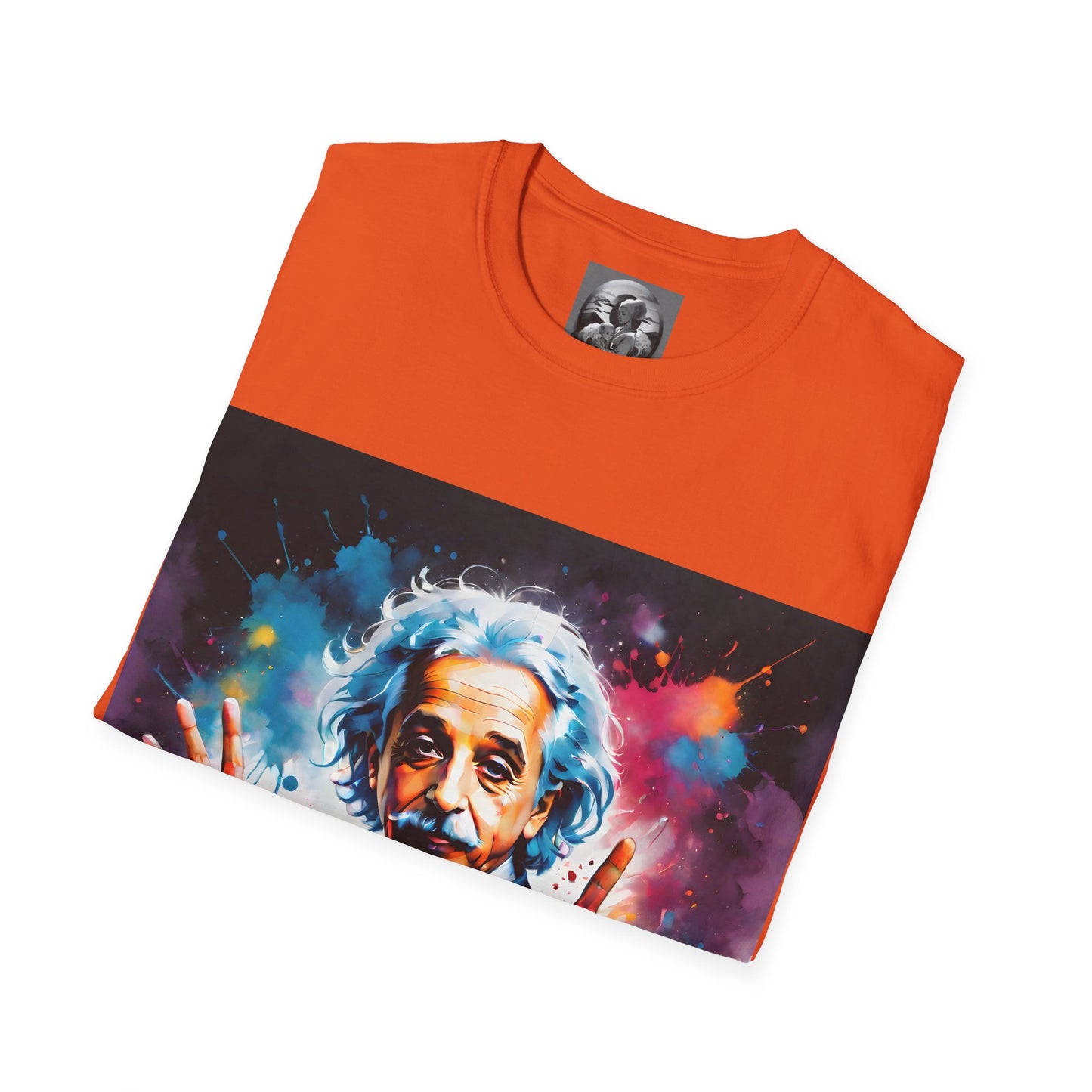 "Theory of everything" Single Print Unisex Softstyle T-Shirt