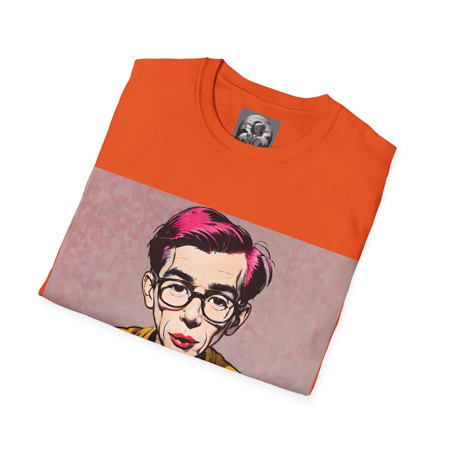 "Warhol: the abstract legend" Single Print Unisex Softstyle T-Shirt