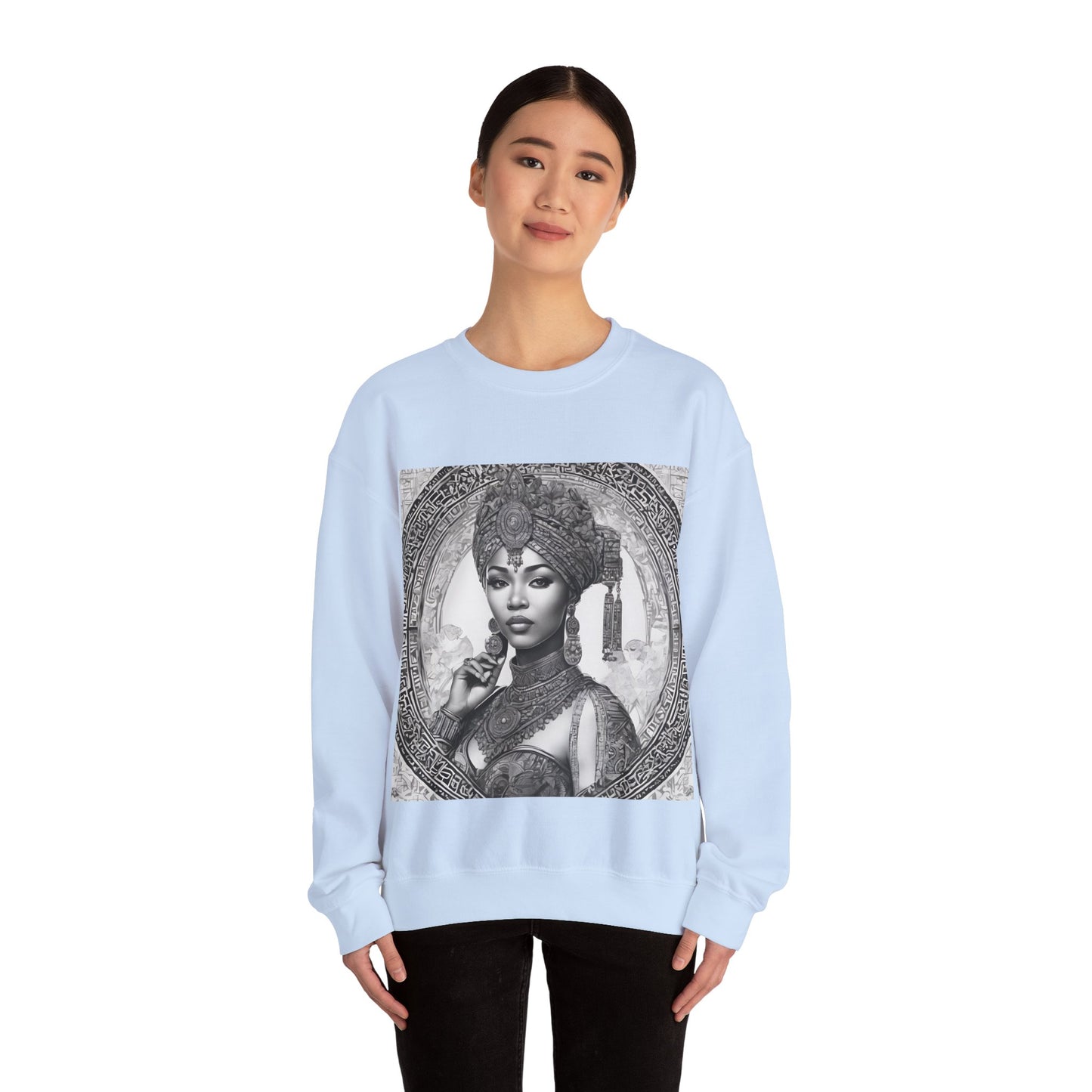 "Queen of Heritage" Unisex Heavy Blend™ Crewneck Sweatshirt