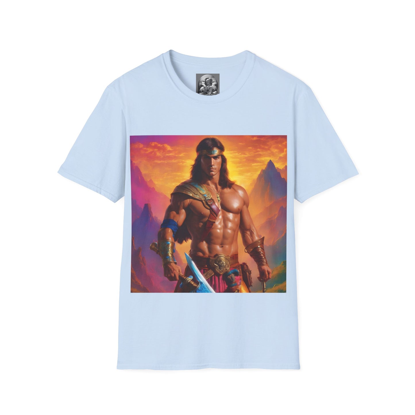 " Retro medical fantasy" Single Print Unisex Softstyle T-Shirt