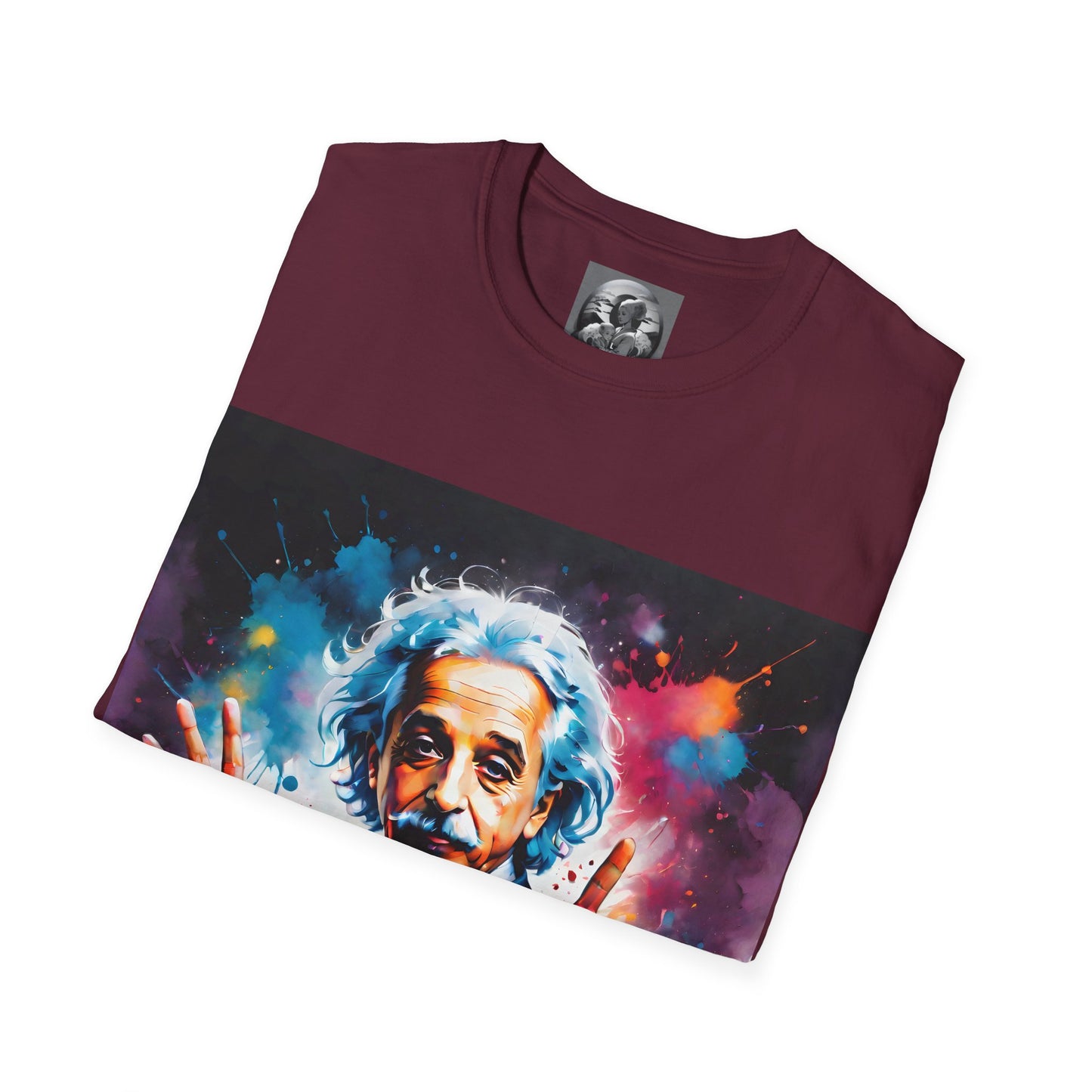 "Theory of everything" Single Print Unisex Softstyle T-Shirt