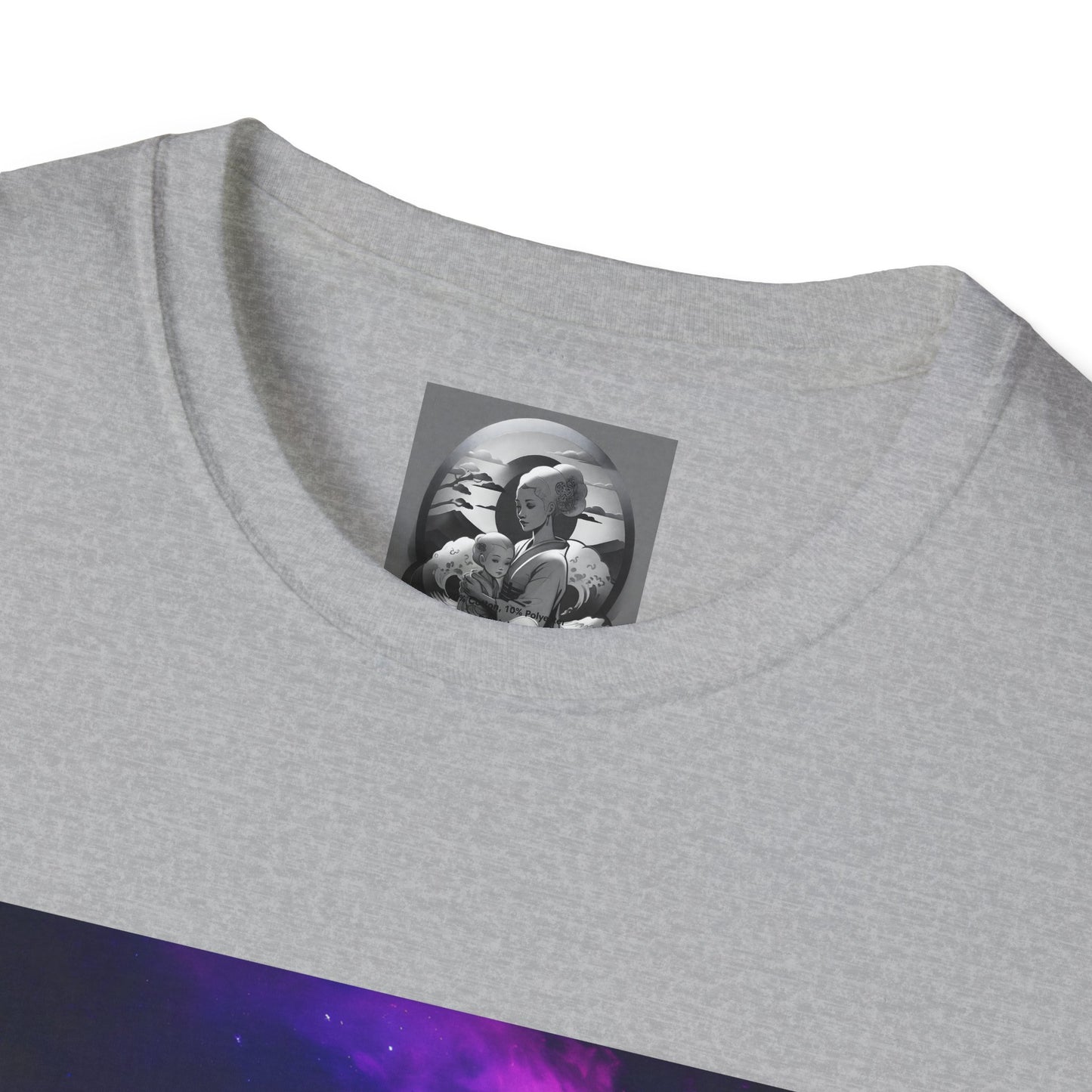 "Goodnight space cowboy" Single Print Unisex Softstyle T-Shirt