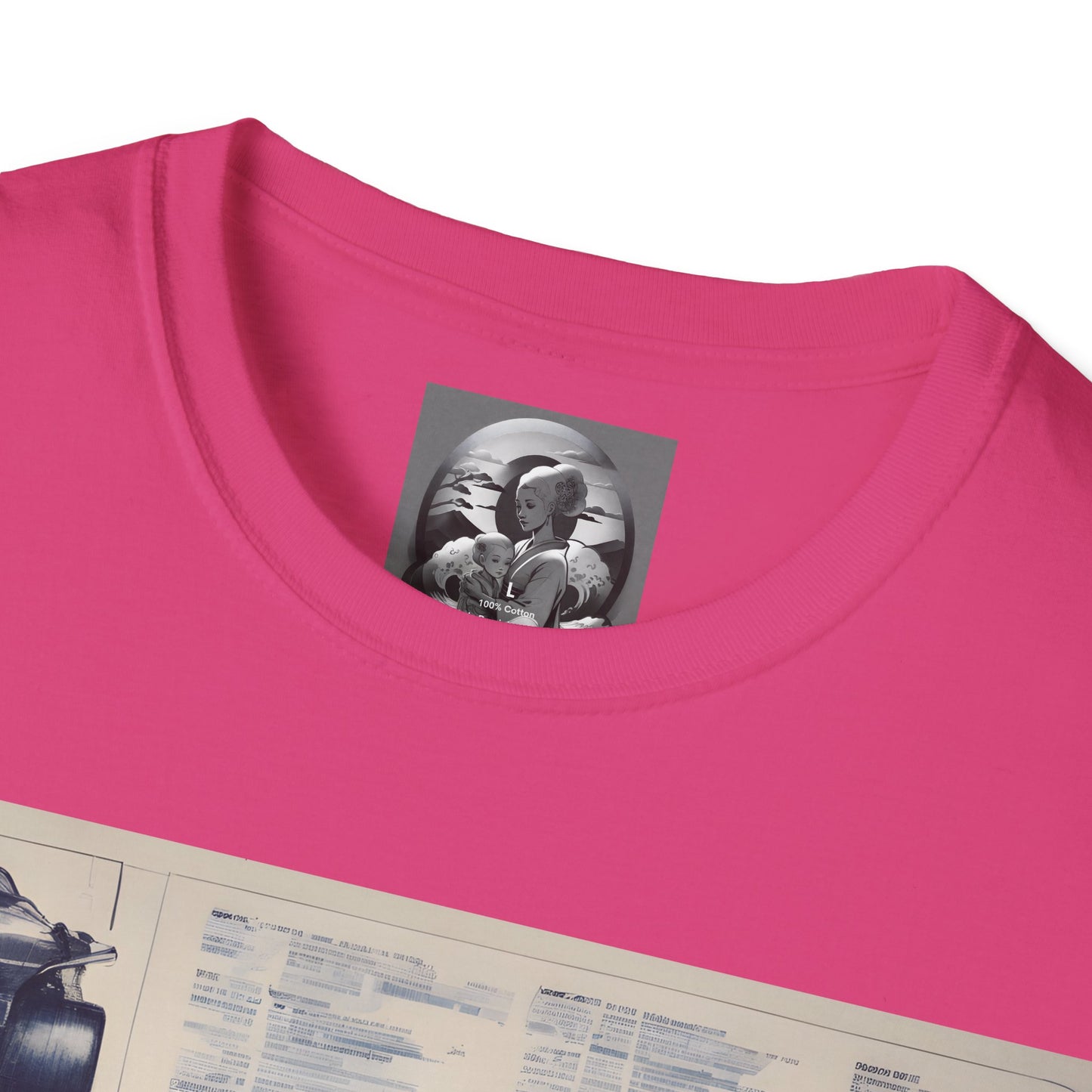 "Automobiliá de Chiroptera" Double Print Unisex Softstyle T-Shirt