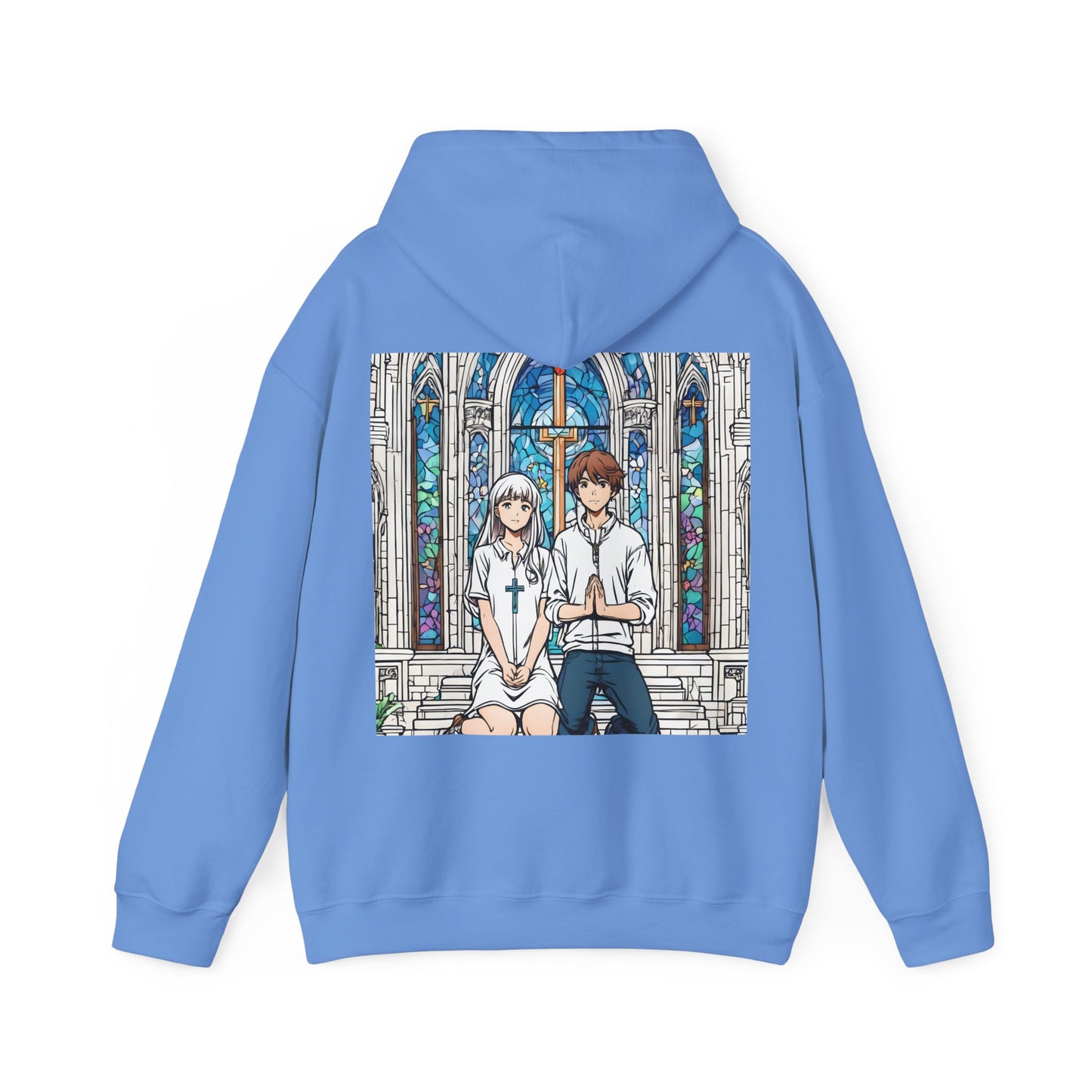 "In God we trust" Double Print Unisex Heavy Blend™ Hooded Sweatshirt