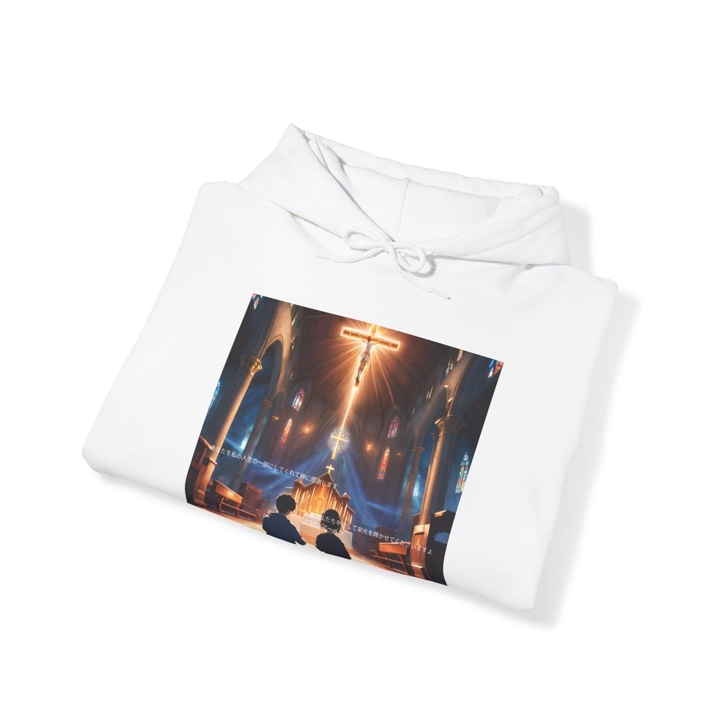 "In God we trust" Single Print Unisex Heavy Blend™ Hooded Sweatshirt