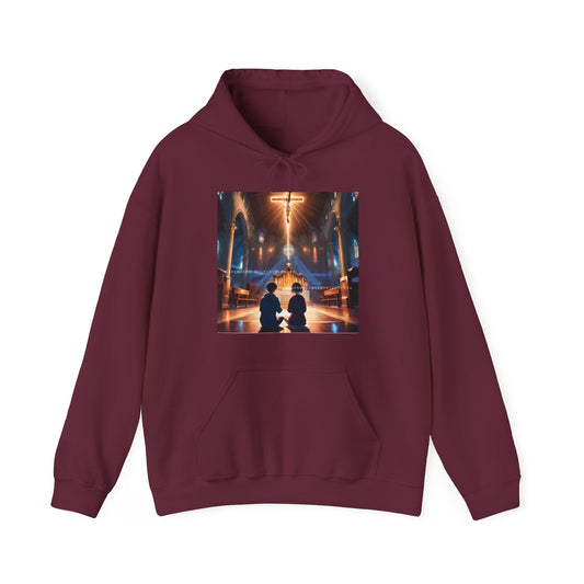 "In God we trust" Single Print Unisex Heavy Blend™ Hooded Sweatshirt