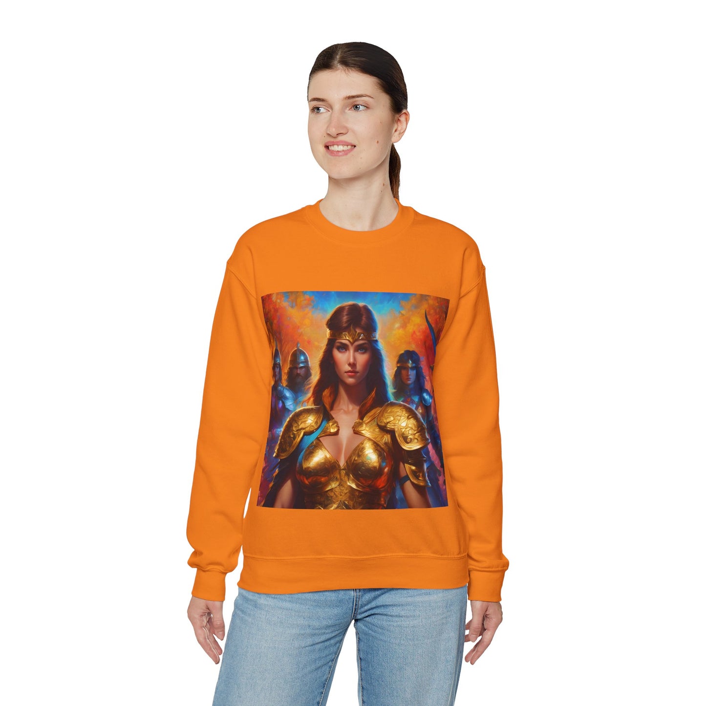 " Retro medical fantasy" Single Print Unisex Heavy Blend™ Crewneck Sweatshirt