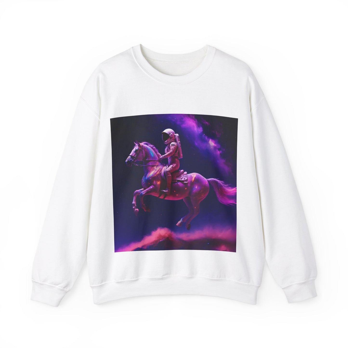 "Goodnight space cowboy" Single Print Unisex Heavy Blend™ Crewneck Sweatshirt