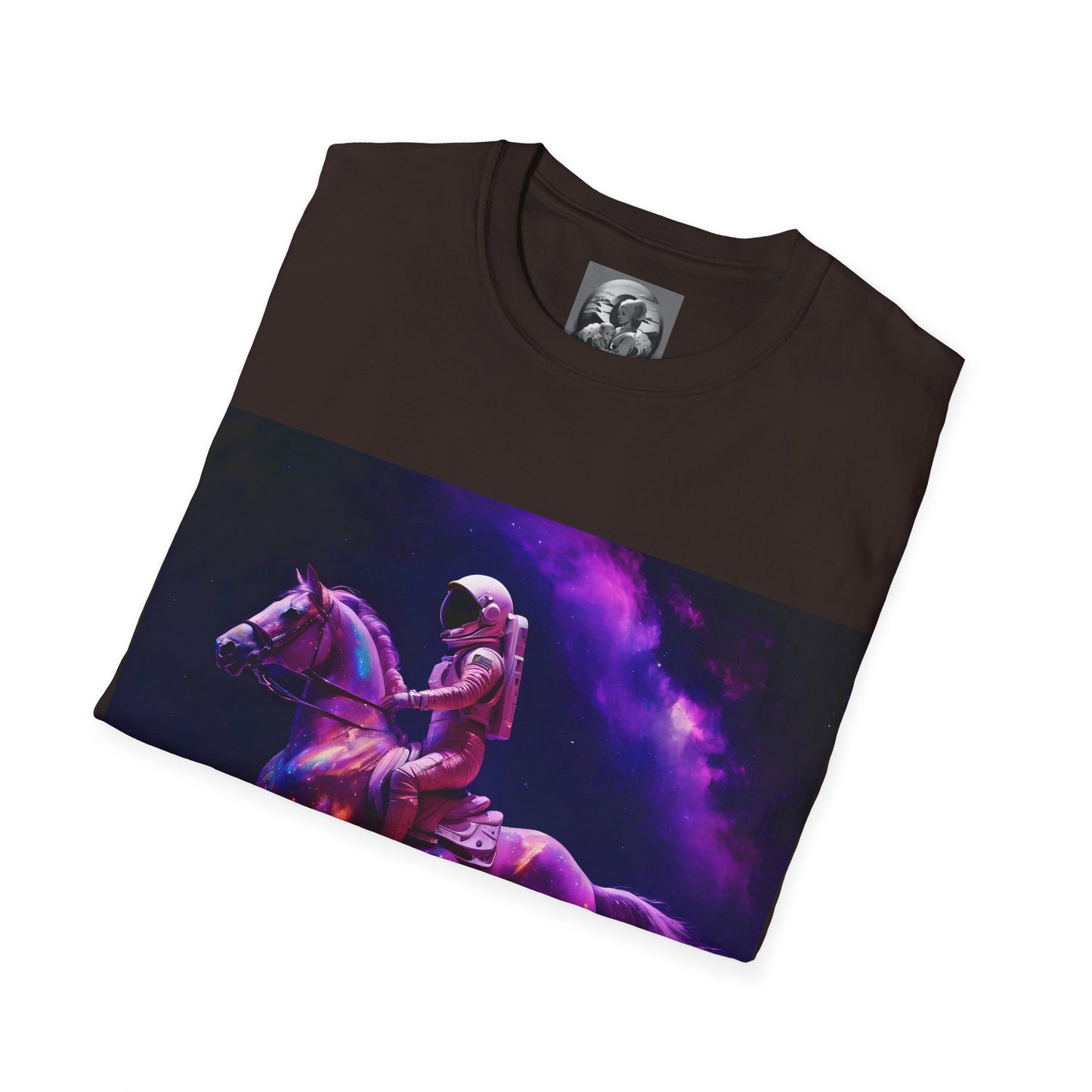 "Goodnight space cowboy" Single Print Unisex Softstyle T-Shirt