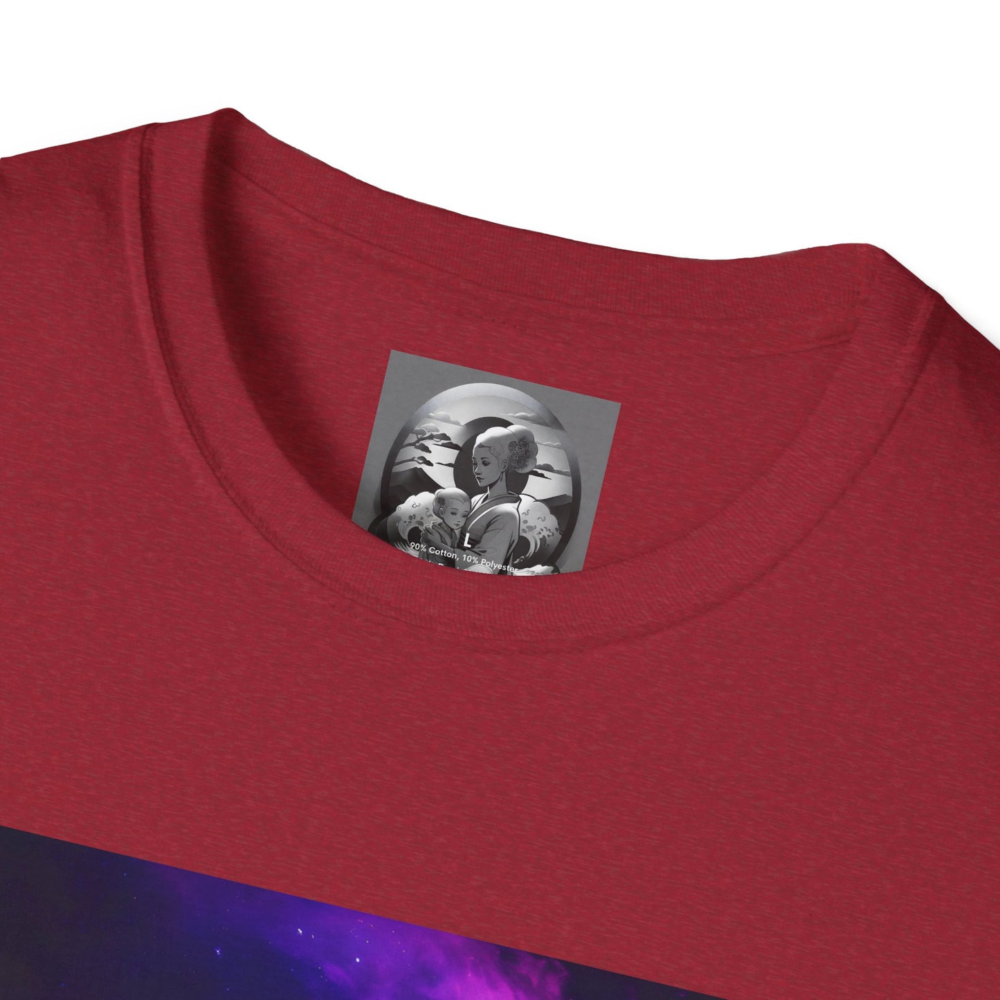 "Goodnight space cowboy" Single Print Unisex Softstyle T-Shirt