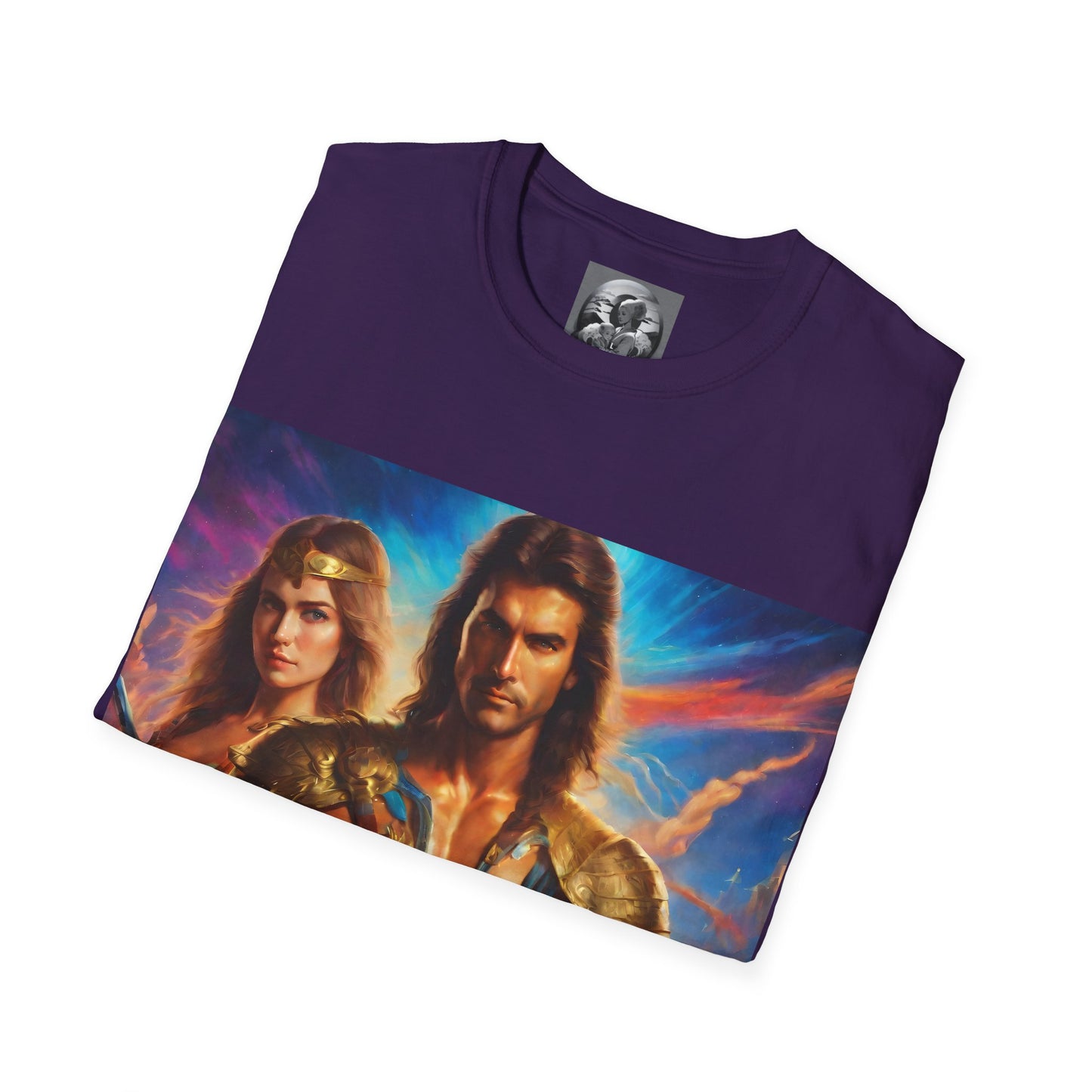 "80s medieval fantasy" Single Print Unisex Softstyle T-Shirt